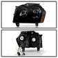 SPYDER Xtune Jeep Grand Cherokee 05-07 Crystal Headlights Black Smoked HD-JH-JGC05-AM-BSM 9033780