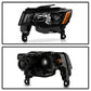 SPYDER xTune Jeep Grand Cherokee Halogen Headlight - OE Black (HD-JH-JGC17-OE-BK-SET) 9960154