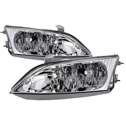 SPYDER xTune Lexus ES300 1997-2001 Halogen Models Only OEM Style Headlights - Chrome140 HD-JH-LES30097-OE 9035487