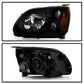 SPYDER Xtune Mitsubishi Galant 04-08 Amber Crystal Headlights Black HD-JH-MG04-AM-BK 5072900
