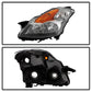 SPYDER Xtune Nissan Altima 07-09 Sedan Crystal Headlights Halogen Model Only Smoke HD-JH-NA07-AM-C 9024023