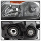 SPYDER Xtune Nissan Altima 07-09 Sedan Crystal Headlights Halogen Model Only Smoke HD-JH-NA07-AM-C 9024023