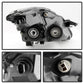SPYDER Xtune Nissan Altima Coupe 08-09 Halogen Only OEM Headlights Black HD-JH-NA08-2D-BK 9029691