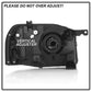 SPYDER xTune 01-04 Nissan Frontier OEM Headlights - Black (HD-JH-NF01-AM-BK) 9042768