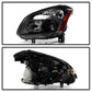 SPYDER Xtune Nissan Maxima (Halogen Only) 07-08 Crystal Headlights Black HD-JH-NM07-AM-BK 9025549