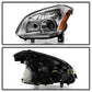 SPYDER Xtune Nissan Maxima (Halogen Only) 07-08 Crystal Headlights Chrome HD-JH-NM07-AM-C 9025556