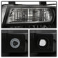 SPYDER Xtune Nissan Pathfinder 08-11 Amber Crystal Headlights Black HD-JH-NP08-AM-BK 5072887