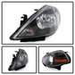 SPYDER Xtune Nissan Versa 07-12 Crystal Headlights Black HD-JH-NV07-AM-BK 9023613