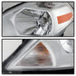 SPYDER Xtune Nissan Versa 07-12 Crystal Headlights Chrome HD-JH-NV07-AM-C 9023620