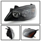 SPYDER Xtune Pontiac G6 05-10 (09-10 Fit w/Amber Turn Signal) Crystal Headlights Black HD-JH-PG605-AM-BK 9023668