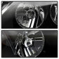 SPYDER Xtune Pontiac G6 05-10 (09-10 Fit w/Amber Turn Signal) Crystal Headlights Black HD-JH-PG605-AM-BK 9023668