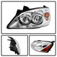 SPYDER Xtune Pontiac G6 05-10 (09-10 Fit w/Amber Turn Signal) Crystal Headlights Chrome HD-JH-PG605-AM-C 9023675