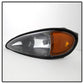 SPYDER Xtune Pontiac Grand Am 99-05 Crystal Headlights Black HD-JH-PGAM99-AM-BK 9023507