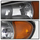 SPYDER Xtune Pontiac Grand Am 99-05 Crystal Headlights Black HD-JH-PGAM99-AM-BK 9023507