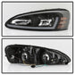 SPYDER xTune 04-08 Pontiac Grand Prix Crystal Headlights - Light Bar DRL - Black - HD-JH-PGPRIX04-LBDRL-BK 9046223