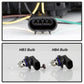 SPYDER xTune 04-08 Pontiac Grand Prix Crystal Headlights - Light Bar DRL - Black - HD-JH-PGPRIX04-LBDRL-BK 9046223