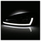 SPYDER xTune 04-08 Pontiac Grand Prix Crystal Headlights - Light Bar DRL - Black - HD-JH-PGPRIX04-LBDRL-BK 9046223