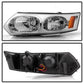 SPYDER xTune Saturn ION Sedan only 03-07 Driver Side Headlight -OEM Left HD-JH-SAION-4D-OE-L 9035692