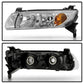 SPYDER 00-02  Saturn L Series OEM Style Headlights - Set - Chrome (HD-JH-SALS00-AM-C) 9054785