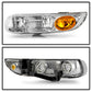 SPYDER 00-02 Saturn S Series Sedan OEM Style Headlights - Set - Chrome (HD-JH-SASS00-AM-C) 9054792