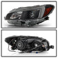 SPYDER 15-19 Subaru WRX Halogen Models Only OEM Style Headlights - Black 9049156