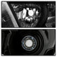 xTune Toyota 4Runner 10-13 LED Light Bar Headlights - Black - HD-JH-T4R10-LB-BK 9050169