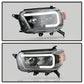 xTune Toyota 4Runner 10-13 LED Light Bar Headlights - Black - HD-JH-T4R10-LB-BK 9050169