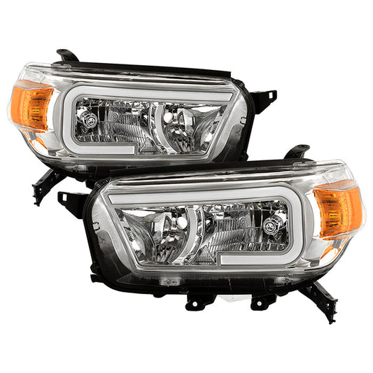 xTune Toyota 4Runner 2010-2013 LED Light Bar Headlights - Chrome - HD-JH-T4R10-LB-C 9050176
