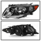 SPYDER xTune Toyota Corolla 2009-2010 OEM Style Headlights - Black HD-JH-TCO09-AM-BK 9035906