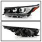 xTune Toyota Highlander 17-19 w/LED DRL Halogen Headlight - OE Black Left HD-JH-THIGH17SE-OE-BK-L 9949470