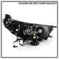 xTune Toyota Highlander 17-19 w/LED DRL Halogen Headlight - OE Black Left HD-JH-THIGH17SE-OE-BK-L 9949470