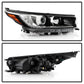xTune Toyota Highlander 17-19 w/LED DRL Halogen Headlight - OE Black Right HD-JH-THIGH17SE-OE-BK-R 9949487