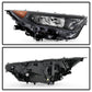 xTune Toyota RAV4 19-20 Passenger Side Black Bezel LED Headlights - OE Right HD-JH-TRAV419-OE-BK-R 9949166