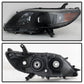 SPYDER xTune 11-16 Toyota Sienna SE Driver Side Halogen Headlights - OEM Left (HD-JH-TSIE11-OEBK-L) 9039621