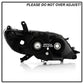 SPYDER xTune 11-16 Toyota Sienna (w/o Running Lights) Halogen Headlight - OEM Left (HD-JH-TSIE11-OEC-L) 9039645