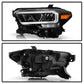 SPYDER Xtune 20-22 Toyota Tacoma Full LED w/DRL Headlight - OE Black Left (HD-JH-TTA20-FLED-OE-BK-L) 9953323