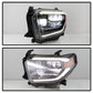 SPYDER xTune 14-21 Toyota Tundra (Excl. SR/SR5/TRD) Full LED Headlights - Black (HD-JH-TTU14-LED-BK) 9049316