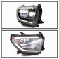xTune Toyota Tundra 18-20 (Fit LED Only) OEM Style Headlights - Black Right HD-JH-TTU18-LED-OE-BK-R 9949265