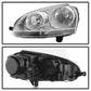 SPYDER xTune 06-09 Volkswagen Golf (Halogen Only) OEM Style Headlights - Chrome HD-JH-VJ06-C 9043451