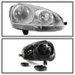 SPYDER xTune Volkswagen Golf 06-09 Passenger Side Headlight - OEM Right HD-JH-VJ06-OE-R 9039980