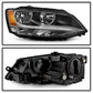 SPYDER xTune 11-18 Volkswagen Jetta Sedan OEM Style Halogen Headlights - Chrome (HD-JH-VJ11-AM-C) 9042348