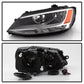 SPYDER xTune Volkswagen Jetta 11-14 Driver Side Halogen Headlight - OEM L HD-JH-VJ11-OE-L 9939013