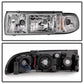 SPYDER Xtune Chevy Caprice 91-96 / Impala 91-96 1Pc LED Crystal Headlights Chrome HD-ON-CCP91-1PC-LED-C 5031624