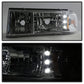 SPYDER Xtune Chevy Caprice 91-96 / Impala 91-96 1Pc LED Crystal Headlights Chrome HD-ON-CCP91-1PC-LED-C 5031624
