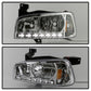 SPYDER Xtune Dodge Charger 06-10 1Pc LED Crystal Headlights Chrome HD-ON-DCH05-1PC-LED-C 5017628