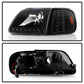 SPYDER Xtune Ford F150 97-03 Crystal Headlights w/ Clear LED Corners Black HD-ON-FF15097-LED-SET-BK 5014184