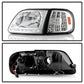 SPYDER Xtune Ford F150 97-03 Crystal Headlights w/ Clear LED Corners Chrome HD-ON-FF15097-LED-SET-C 5014191