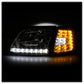 SPYDER Xtune Ford F150 97-03 Crystal Headlights w/ Clear LED Corners Chrome HD-ON-FF15097-LED-SET-C 5014191