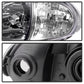 SPYDER Xtune Honda Del Sol 93-97 1Pc Crystal Headlights Black HD-ON-HDEL93-1P-BK 5014207