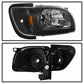 SPYDER Xtune Toyota Tacoma 01-04 1 Piece w/ Black Trim Crystal Headlights Black HD-ON-TT01-1PC-LED-BK 5056214